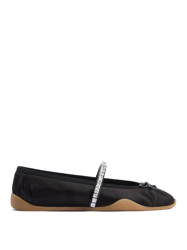 GIUSEPPE ZANOTTI: フラットシューズ - フラットシューズ - 黒