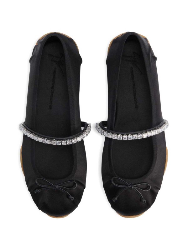 フラットシューズ - 黒 shop online: GIUSEPPE ZANOTTI