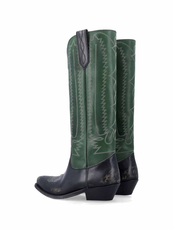 GOLDEN GOOSE: Botas online - Botas - Verde