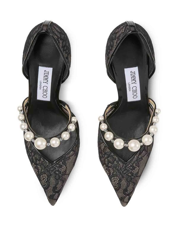 JIMMY CHOO: court shoes online - Aurelie Leather Pumps