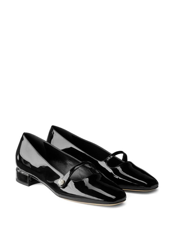 フラットシューズ - 黒 shop online: JIMMY CHOO