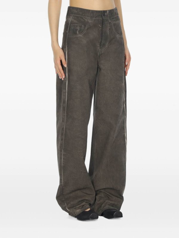 The Best Shops UMA WANG: Jeans Rectos - Vaqueros Rectos - Gris