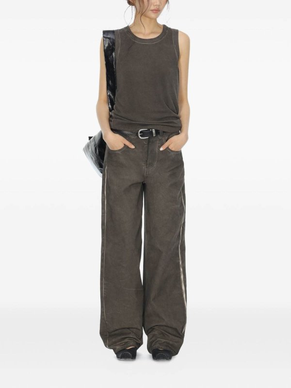 The Best Shops UMA WANG: Vaqueros Rectos - Gris