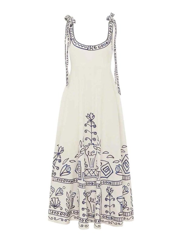 ALEMAIS: Maxi robe - Maxi Robe - Blanc