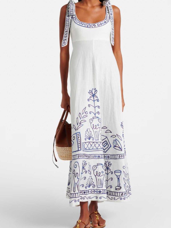 ALEMAIS: Maxi robe online - Maxi Robe - Blanc