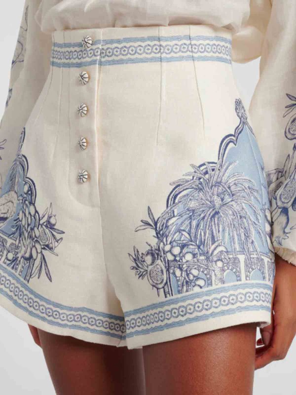 ショートパンツ - 白 Replica 
online: ALEMAIS