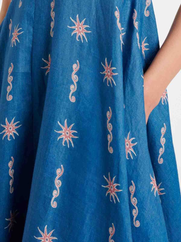 ALEMAIS buy online Maxi Robe - Bleu