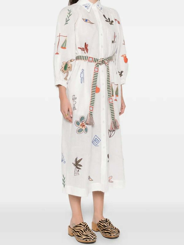 The Best Shops ALEMAIS: Maxi robe - Maxi Robe - Blanc