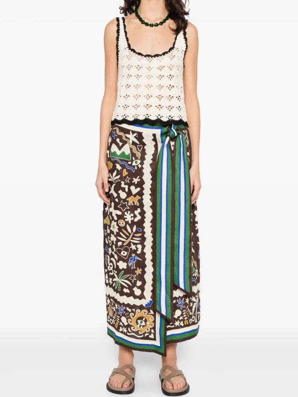 ALEMAIS: Faldas largas online - Falda Larga - Multicolor