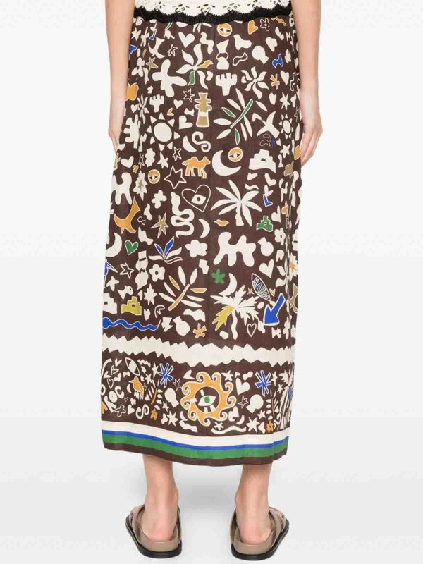 Falda Larga - Multicolor shop online: ALEMAIS