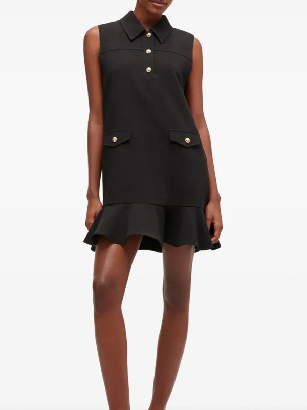 GANNI: Kurze Kleider online - Kurzes Kleid - Schwarz