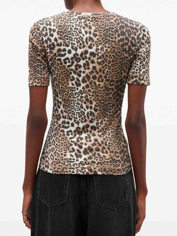 Camiseta - Marrón Replica 
online: GANNI