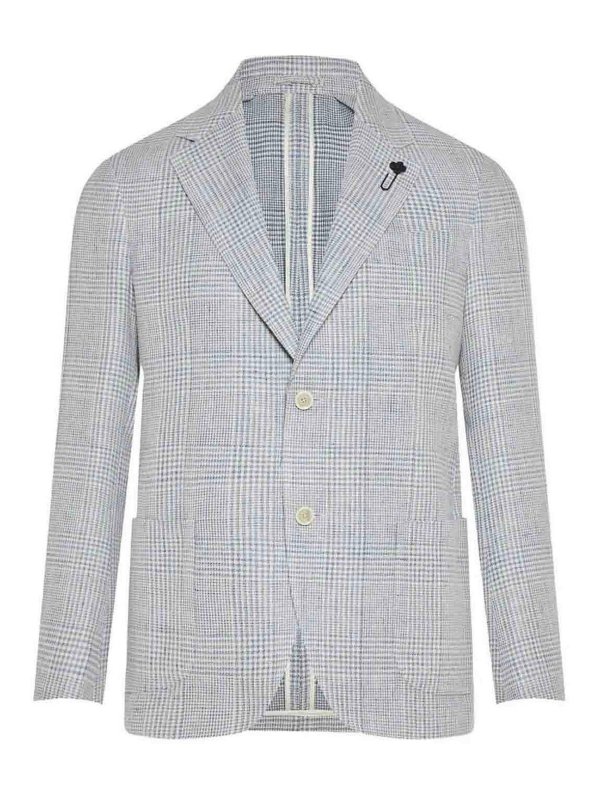 LARDINI: Vestes de costume - Blazer - Blanc