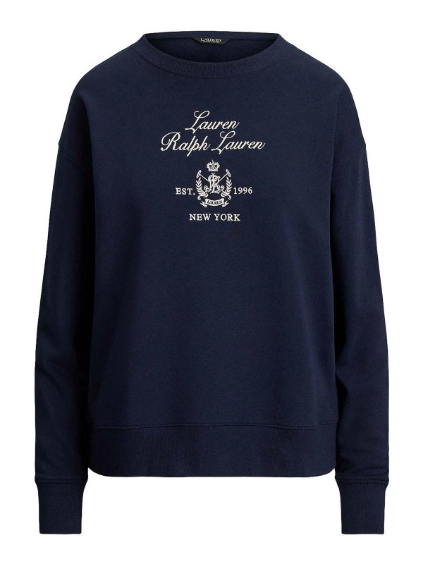 LAUREN RALPH LAUREN: Sweatshirts & Pulls - Sweat-Shirts - Bleu