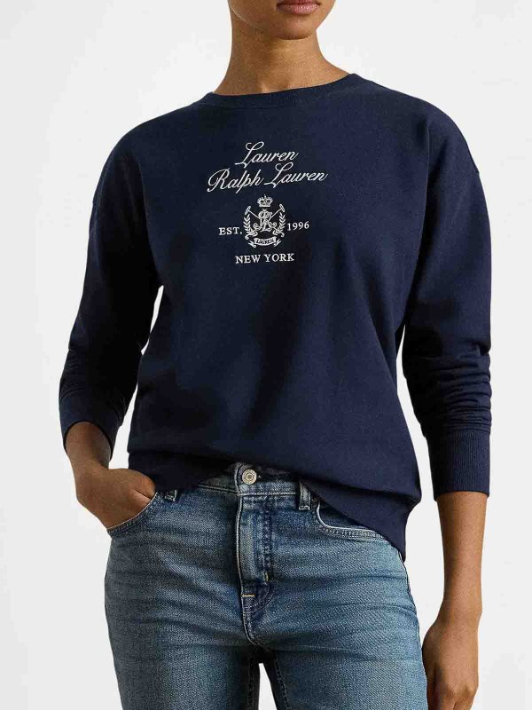 LAUREN RALPH LAUREN: Sweatshirts & Pulls online - Sweat-Shirts - Bleu