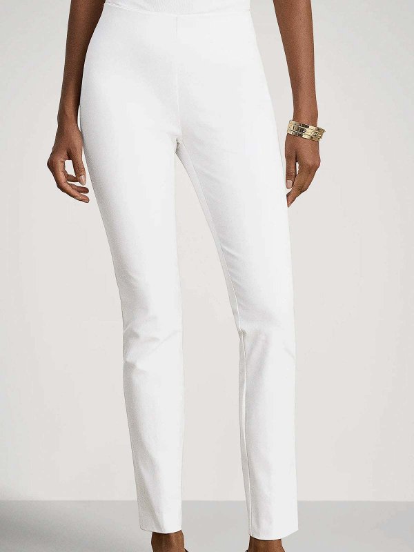 LAUREN RALPH LAUREN: Jeans skinny online - Jean Skinny - Blanc