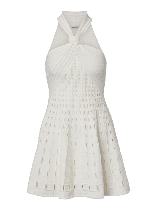 JONATHAN SIMKHAI: Cocktailkleider - Cocktailkleid - Weiß