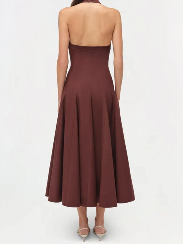 カクテルドレス - ベージュ shop online: JONATHAN SIMKHAI