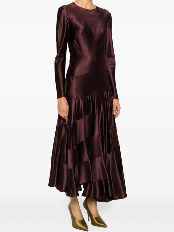 TORY BURCH: Strickpullover mit Rundhalsausschnitt online - Rundhalspullover - Dunkelrot