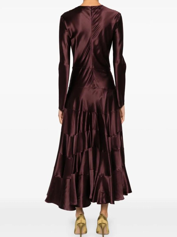 The Best Shops TORY BURCH: Strickpullover mit Rundhalsausschnitt - Rundhalspullover - Dunkelrot