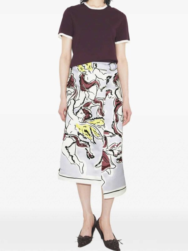 TORY BURCH: ベルボトムジーンズ online - フレアジーンズ - マルチカラー