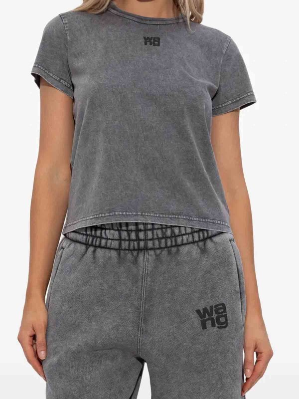 ALEXANDER WANG: Camisetas online - Camiseta - Gris