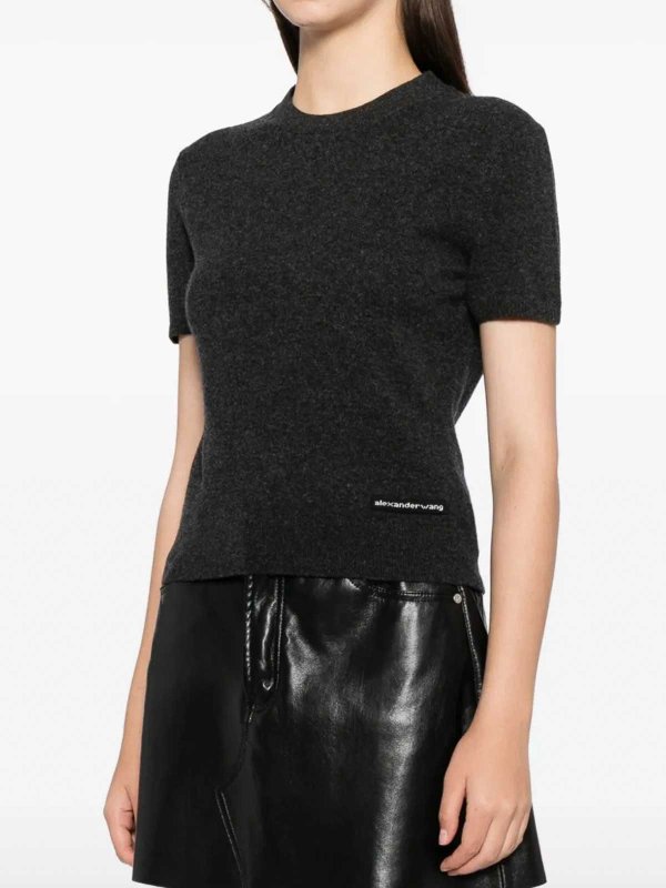 The Best Shops ALEXANDER WANG: t-shirts - Wool T-Shirt