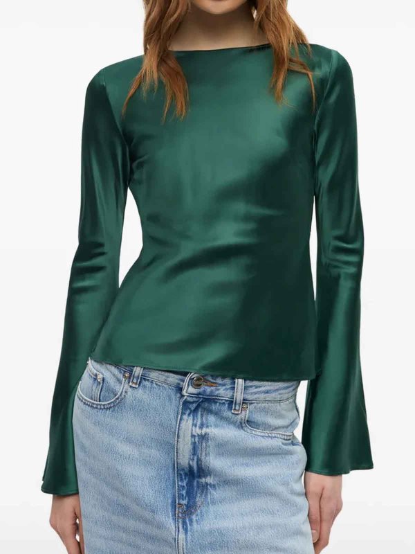 The Best Shops GANNI: bluse - Camicetta di raso