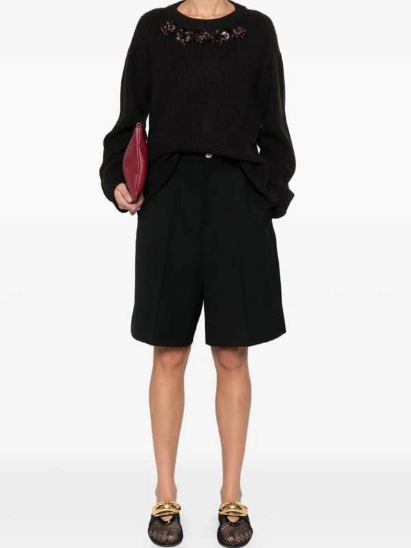 P.A.R.O.S.H.: crew necks online - Sweater With Embroidery