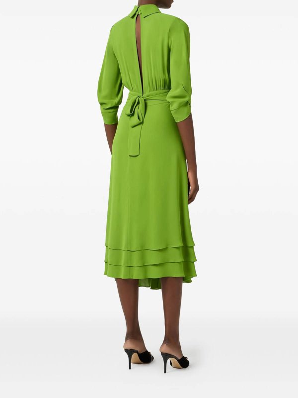 The Best Shops ELISABETTA FRANCHI: マキシドレス - マキシドレス - 緑