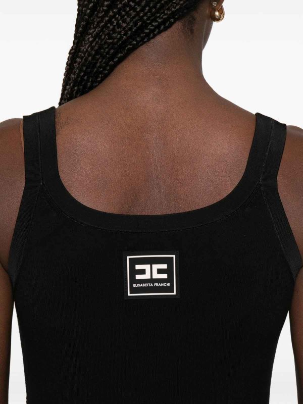 The Best Shops ELISABETTA FRANCHI: Tops und Tank Tops - Top - Schwarz