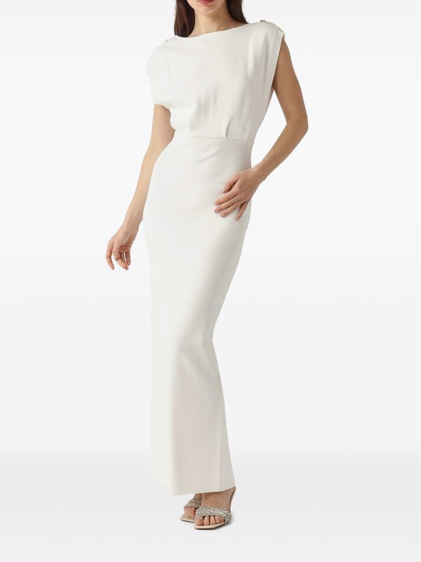 The Best Shops ELISABETTA FRANCHI: Robes de soirée - Robe De Soirée - Blanc