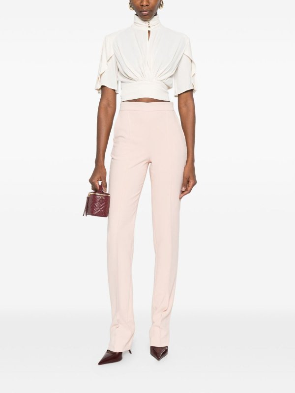 ELISABETTA FRANCHI buy online Blusa in georgette di viscosa