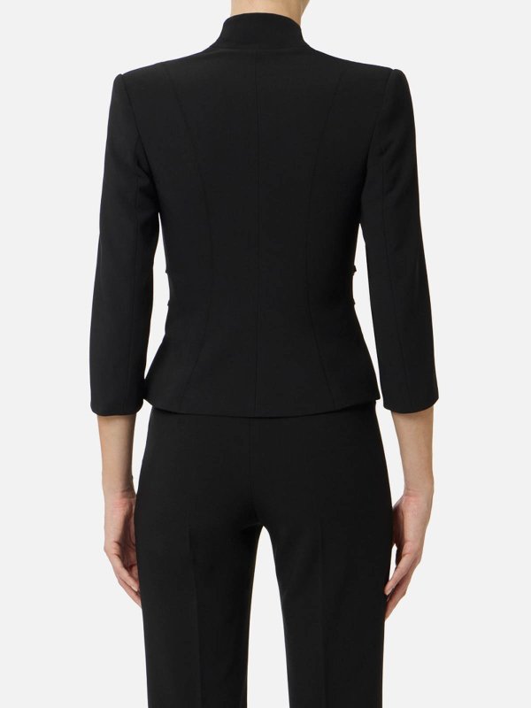 ダウンジャケット - 黒 Replica 
online: ELISABETTA FRANCHI