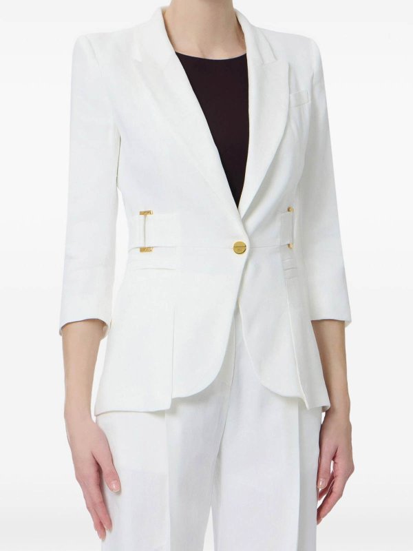 The Best Shops ELISABETTA FRANCHI: giacche blazer - Giacca in Misto Lino