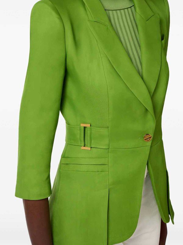 The Best Shops ELISABETTA FRANCHI: ブレザー - ブレザー - 緑