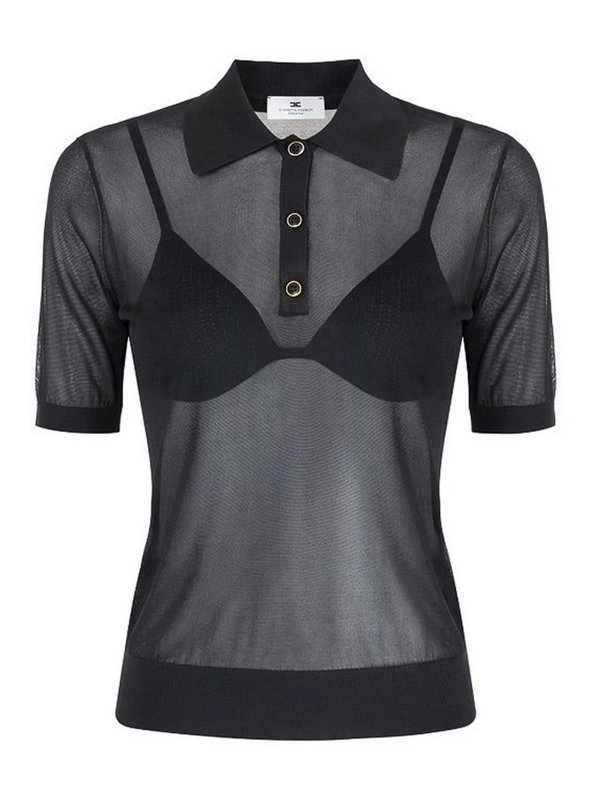 ELISABETTA FRANCHI: ポロシャツ - ポロシャツ - 黒