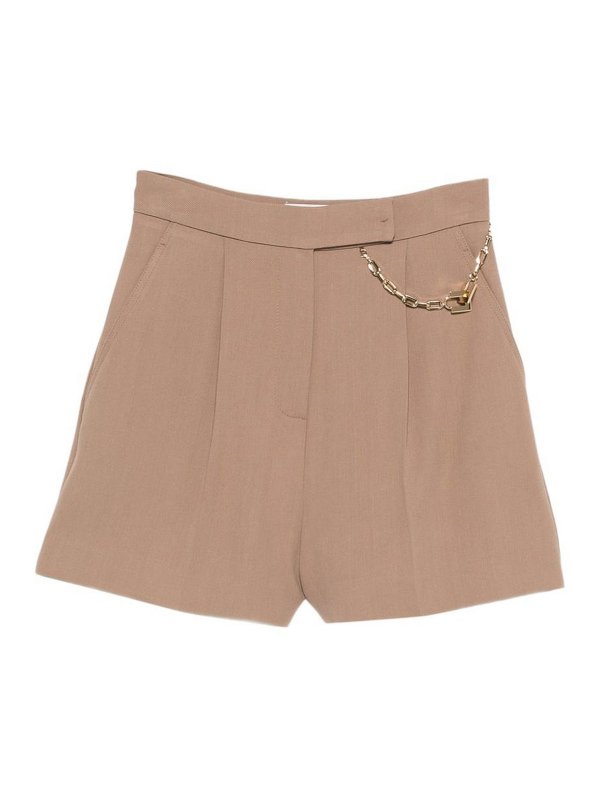 ELISABETTA FRANCHI: トラウザーショーツ - ショートパンツ - ダークグレー