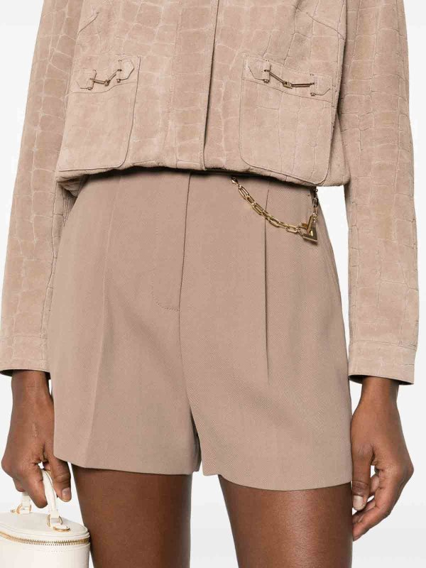 ELISABETTA FRANCHI: トラウザーショーツ online - ショートパンツ - ダークグレー