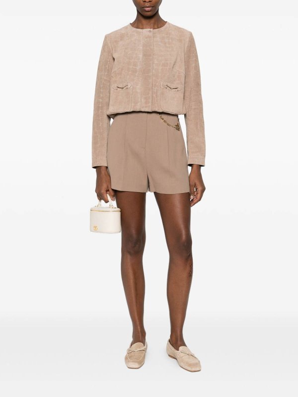 The Best Shops ELISABETTA FRANCHI: トラウザーショーツ - ショートパンツ - ダークグレー