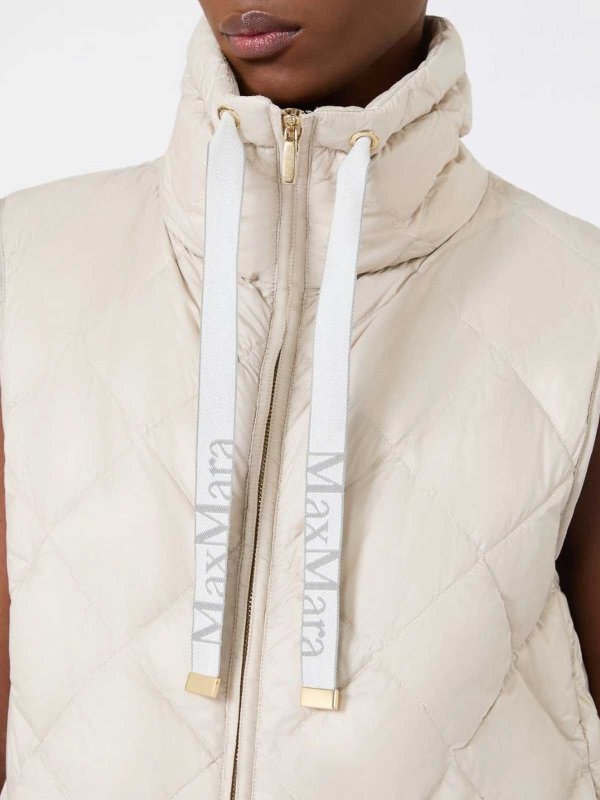 MAX MARA THE CUBE buy online Padded Vest In Water-Repellent Nylon Canvas