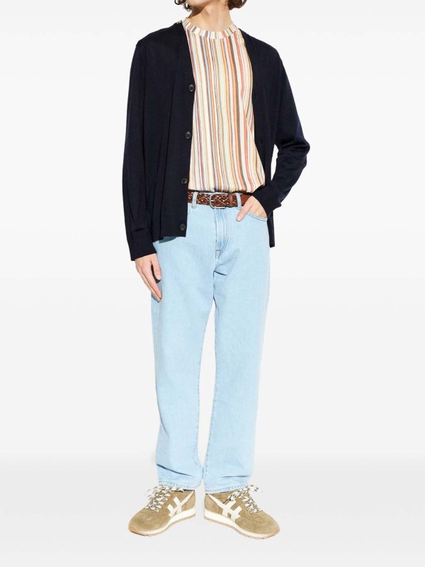 T-shirt in cotone con scritta Replica 
online: PAUL SMITH