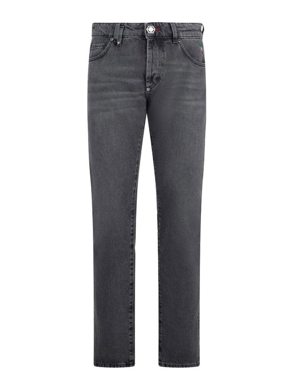 PHILIPP PLEIN: straight leg jeans - Straight Jeans