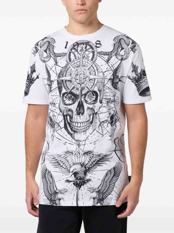 The Best Shops PHILIPP PLEIN: t-shirts - T-Shirt With Print