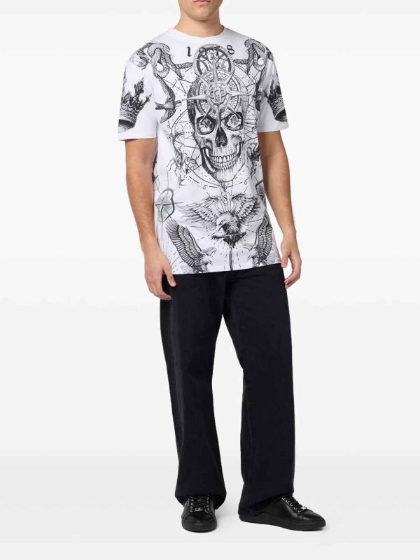 T-Shirt With Print Replica 
online: PHILIPP PLEIN