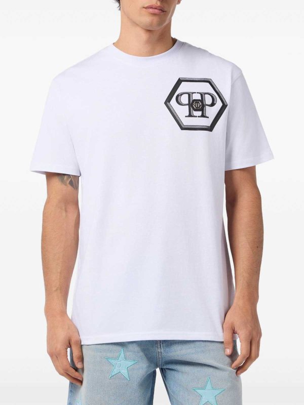 T-Shirt - Blanc Replica 
online: PHILIPP PLEIN