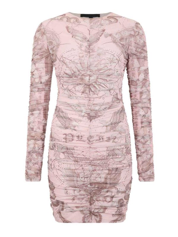 PHILIPP PLEIN: ショートドレス - ショートドレス - Tatoo