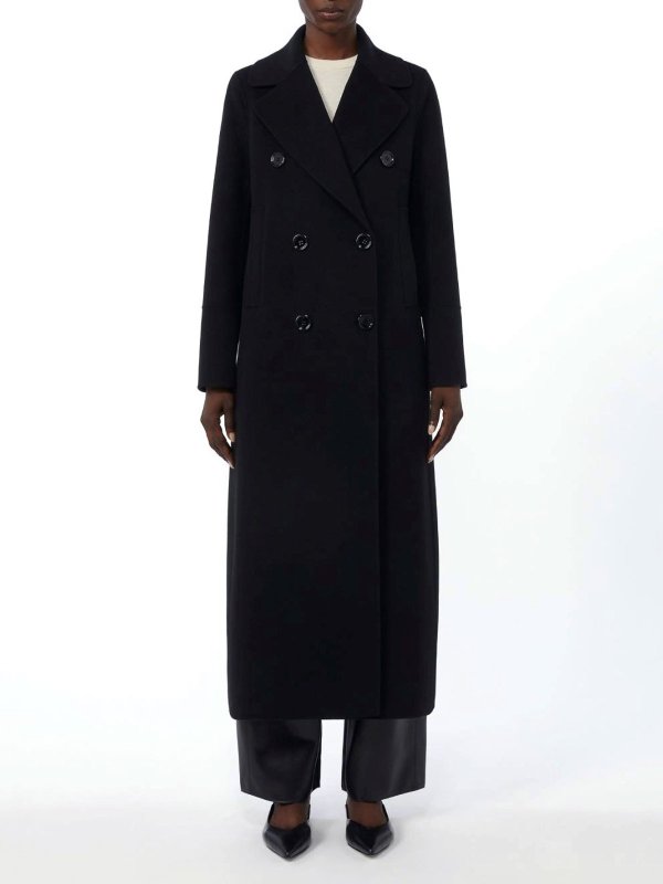 S MAX MARA: ロングコート online - ロングコート - 黒