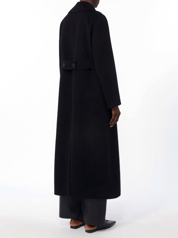 The Best Shops S MAX MARA: ロングコート - ロングコート - 黒