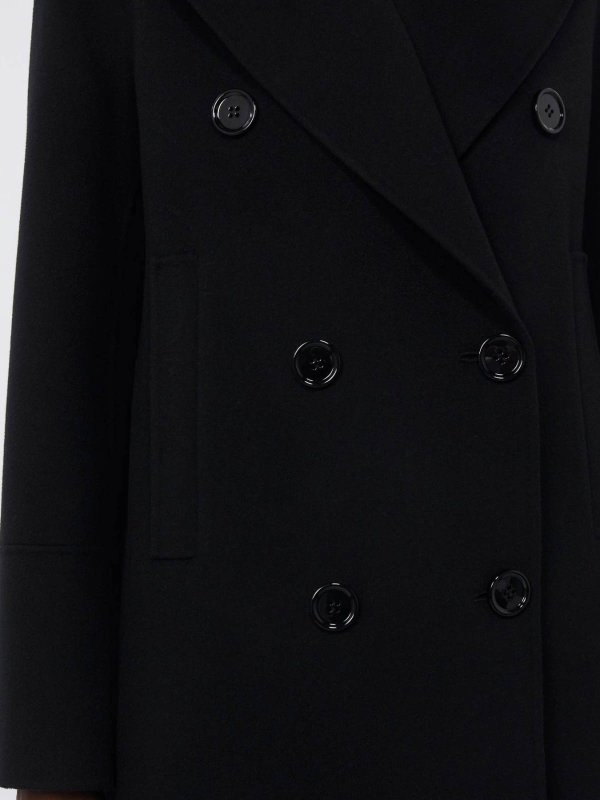 ロングコート - 黒 shop online: S MAX MARA